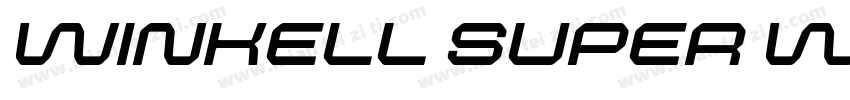 winkell super wide字体转换